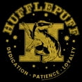 thumbnail image 2 of Men's Harry Potter Hufflepuff Dedication, Patience, and Loyalty Graphic Tee Black Small, 2 of 5