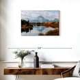 thumbnail image 3 of Elephant Stock Reflection Of The Grand Tetons Wall Art - Horizontal Canvas Wall Art - Living Room Wall Decor - Nature Canvas - Blue And Orange Decor - 30" x 20", 3 of 8