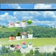 thumbnail image 6 of Window Plant Shelves Clear Hanging Acrylic Plant Stands Flower Pot Display Organizer Storage for Herbs Succulents Cool Gift for Plant Lovers 3-Tier, 6 of 7
