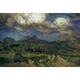 thumbnail image 2 of Menard, Rene 18x14 Gold Ornate Wood Framed with Double Matting Museum Art Print Titled - The Driads, 2 of 4