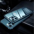 thumbnail image 4 of Lockable for iPhone 15 Pro Max/15 Ultra Magnetic Case Glass Case with Camera Lens Protector, Full Body Double Sided Glass Bumper Case Clear Cover, 4 of 4