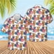 thumbnail image 3 of Camisa hawaiana con estampado 3D de la bandera estadounidense, blusa playera para hombre, camisas con solapa para trabajo, camisas cubanas, ropa para hombre, tops para hombre, 3 of 5
