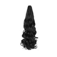 thumbnail image 2 of Peluca de cola de caballo con agarre para cabello largo y rizado, ondas grandes, cola de caballo alta para mujer, trenza con garra, peluca de cola de caballo rizada, 2 of 3