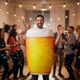 thumbnail image 4 of Disfraz cerveza, divertido, comida, cosplay, vacaciones, carnaval, ligero, esponja, disfraz Adulto, 4 of 8