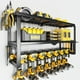 thumbnail image 1 of Organizador de herramientas eléctricas Hipidian, soporte de pared, 150 kg, carga 3 capas, 1 of 7