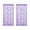 Purple, variant on Black 2-Panel Butterfly Thread Curtain Partition Door Decorative Background Drape 39.4X78.7 Inch Black