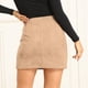 thumbnail image 2 of Falda de cintura alta para mujer, corte A ajustado, minifalda, falda corta, 2 of 4