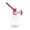 Pink, variant on Mightlink 150/250/500ML Hanging Pet Drinker High Capacity Bite Resistant Smooth Edges Drop-resistant Easy to Carry Feed Plastic Pet Hanging Roll-on Water Dispenser for Puppy