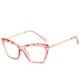 thumbnail image 4 of Vintage Clear Crystal Glasses Metal Full Frame Women Fashion Eyewear Clear Lens Transparent Eyeglasses, 4 of 6