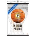thumbnail image 3 of NBA Indiana Pacers - Drip Basketball 21 Wall Poster with Wooden Magnetic Frame, 22.375" x 34", 3 of 3