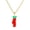 map d, variant on Necklace for Women Men: Gold Plated Map Flag Pendant Necklaces with Adjustable Stainless Steel Chain Jewelry Gifts