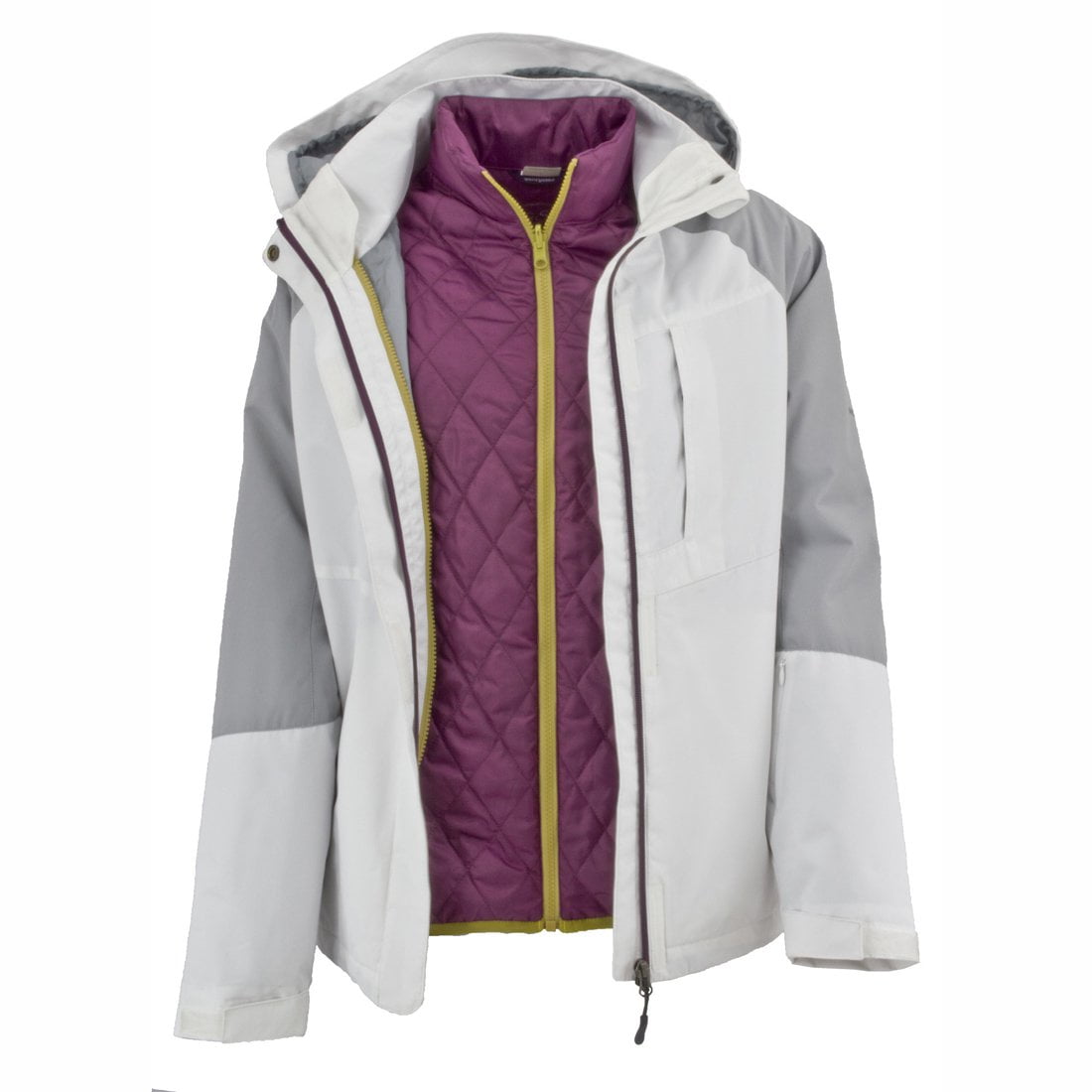 White Sierra Womens Trifecta Interchange Jacket