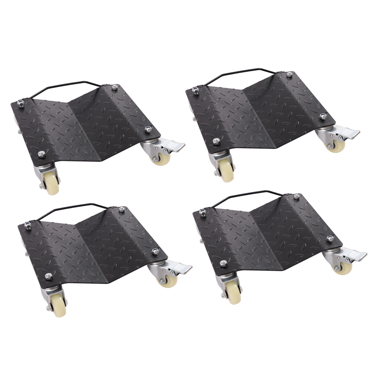 Car Dolly Wheel Dolly 4 Vehicle Tire Dollys with 16* Universal Wheels