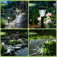 thumbnail image 4 of 16 Pack Solar Outdoor Lights, Waterproof Auto On/Off Cold White Solar Pathway Lighting for Lawn,Garden and Walkway, 4 of 6