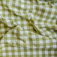 thumbnail image 3 of Fabric Mart Direct Chartreuse Gingham Checks Cotton Fabric By The Yard, 10 Continuous Yards 55 inch or 140 cm Width, Woven Upholstery Fabric, Shower Curtain Fabric, Wholesale, Pure Cotton Fabric, 3 of 9