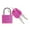 Pink, variant on Mini Steel Padlock Travel Keyed Lock Multi-color Durable Tool Box Red