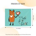 thumbnail image 5 of DouZhe A Heart Fox Sign Banner, Valentines Day Hanging Banners Backdrop Festive Party Decor for Indoor Outdoor, 47 x 71 Inches, 5 of 7