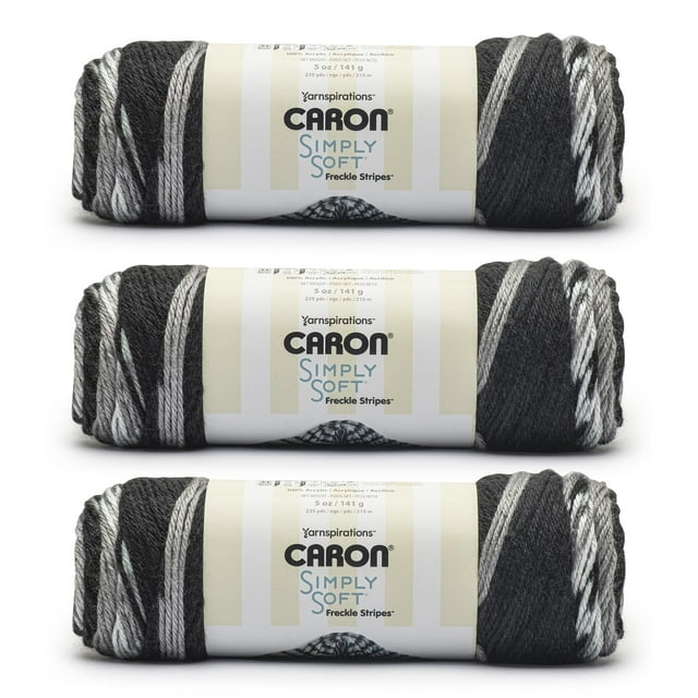 Rayas para pecas Yarn Caron Simply Soft, paquete de 3, 141 g