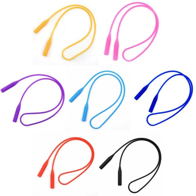7 Piezas De Silicona Anteojos Gafas Deporte Cordón Correa Cadena Cordón Soporte Cuello Yinane Cadenas para anteojos
