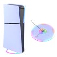thumbnail image 1 of Support Vertical RVB pour Console PS5 Slim Numérique et Édition avec Disque, Base Solide Prenant en Charge les Accessoires, 1 of 7