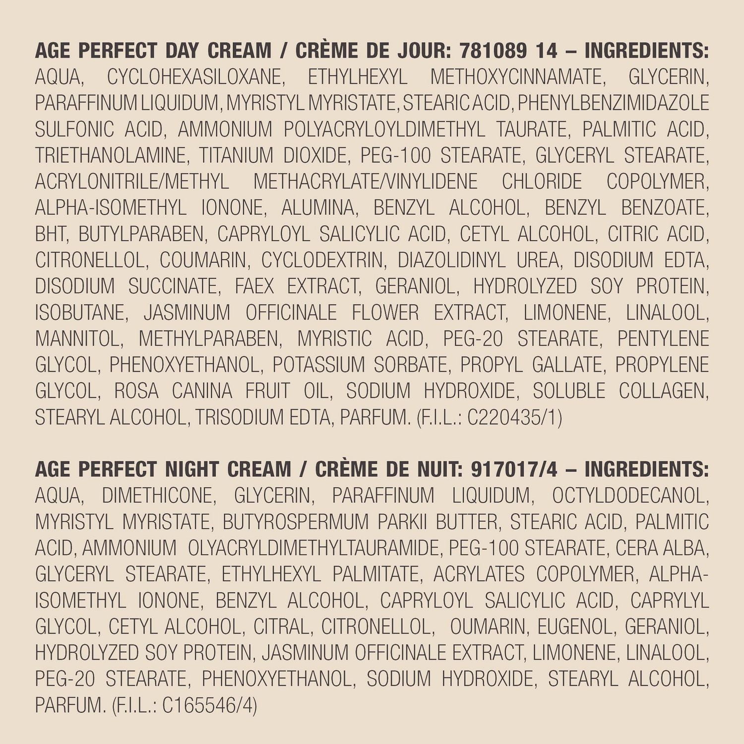 L'Oréal Paris Age Perfect Anti-Sagging Anti-Age Spot Kit Jour et Nuit avec protéines de graines de soya, anti-âge, 2x75 ml