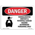thumbnail image 1 of SignMission OS-DS-D-35-L-1266 Signe de Danger d'Osha - Danger Irritant de Formaldéhyde, 1 of 1