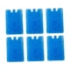 thumbnail image 2 of 6 cajas de hielo, bloques de hielo para congeladores, resistentes, reutilizables, ligeras, para enfriar hielo. Copo de nieve azul, 2 of 9