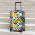 thumbnail image 5 of Uemuo Various Balls Printed Washable Luggage Cover - Fashion Suitcase Protector Fits 18-32 Inch Luggage -, 5 of 9