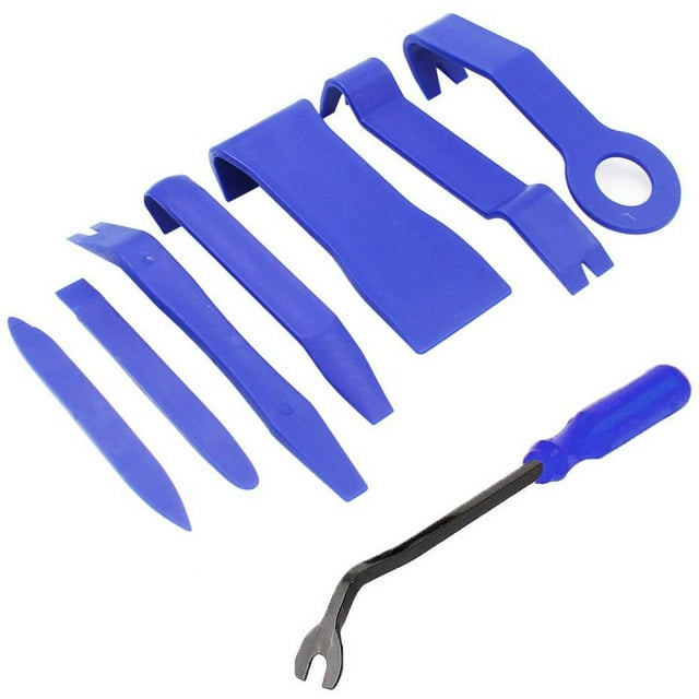 Juego de herramientas de extracción de instalación multifunción de 8 piezas, para tablero de instrumentos de ajuste interior de audio de radio de automóvil, herramienta de palanca de instalación