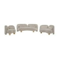 thumbnail image 5 of Meridian Furniture Daphne Beige Chenille Fabric Chair, 5 of 19