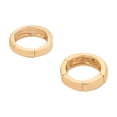 thumbnail image 4 of Time and Tru Women's Gold Tone Stretch Ring Set with Resin Accents Modern Style, 4 of 5