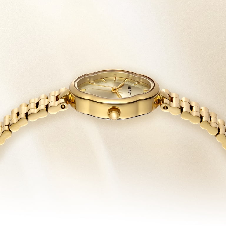BERNY Small Gold Watches for Women, Minimalist Irregular  display picture 1