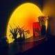 thumbnail image 5 of Lámpara de proyección de puesta de sol, cabezal de lámpara giratorio de 180 grados que crea puestas de sol de California, portátil y liviana con interfaz USB para un amplio uso en fiestas,, 5 of 8