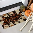 thumbnail image 5 of HomeKingdee Halloween Pumpkin Bath Mat Spooky Pumpkin Decor Bathroom Rugs, Halloween Party Favors Doormats Floor Mats Halloween Ghosts Non Slip Bath Rug, 5 of 5