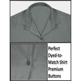 thumbnail image 5 of HAPPY BAY Women's Casual Hawaiian Blouses Shirt Cute Blouse Short Sleeve Button Up Dress Tops Tee Shirts Tank Top Women S Solid Dye, Grey, 5 of 6