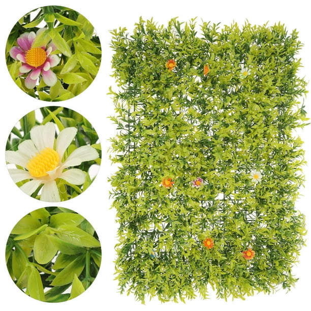 IDEANATEGRATE De Pared Con Paneles De Follaje Artificial Verde Para Exteriores