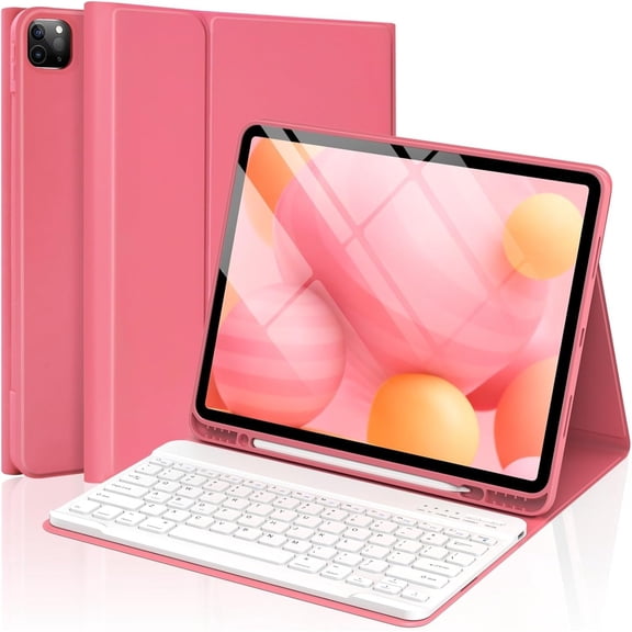 for iPad Air 13-inch (M3/M2, 2025/2024)  Case with Keyboard, Keyboard case for 12.9-inch iPad Pro 6th/5th Gen - with Pencil Holder