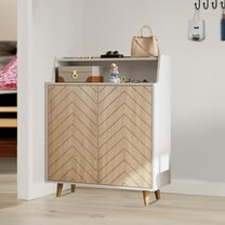 DWVO 5-Tier Shoe Cabinet with Doors Large Shoes Rack Organizer for Entryway and Hallway