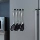 thumbnail image 5 of 4 piezas, gancho para toallas autoadhesivo, negro, gancho para bata, gancho de pared, acero inoxidable, baño y cocina, toallero, perchero, sin perforación, 5 of 5