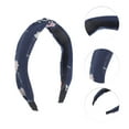 thumbnail image 3 of Unique Bargains 1 Pc Fashion Flower Pattern Headbands for Women Navy Blue, 3 of 6