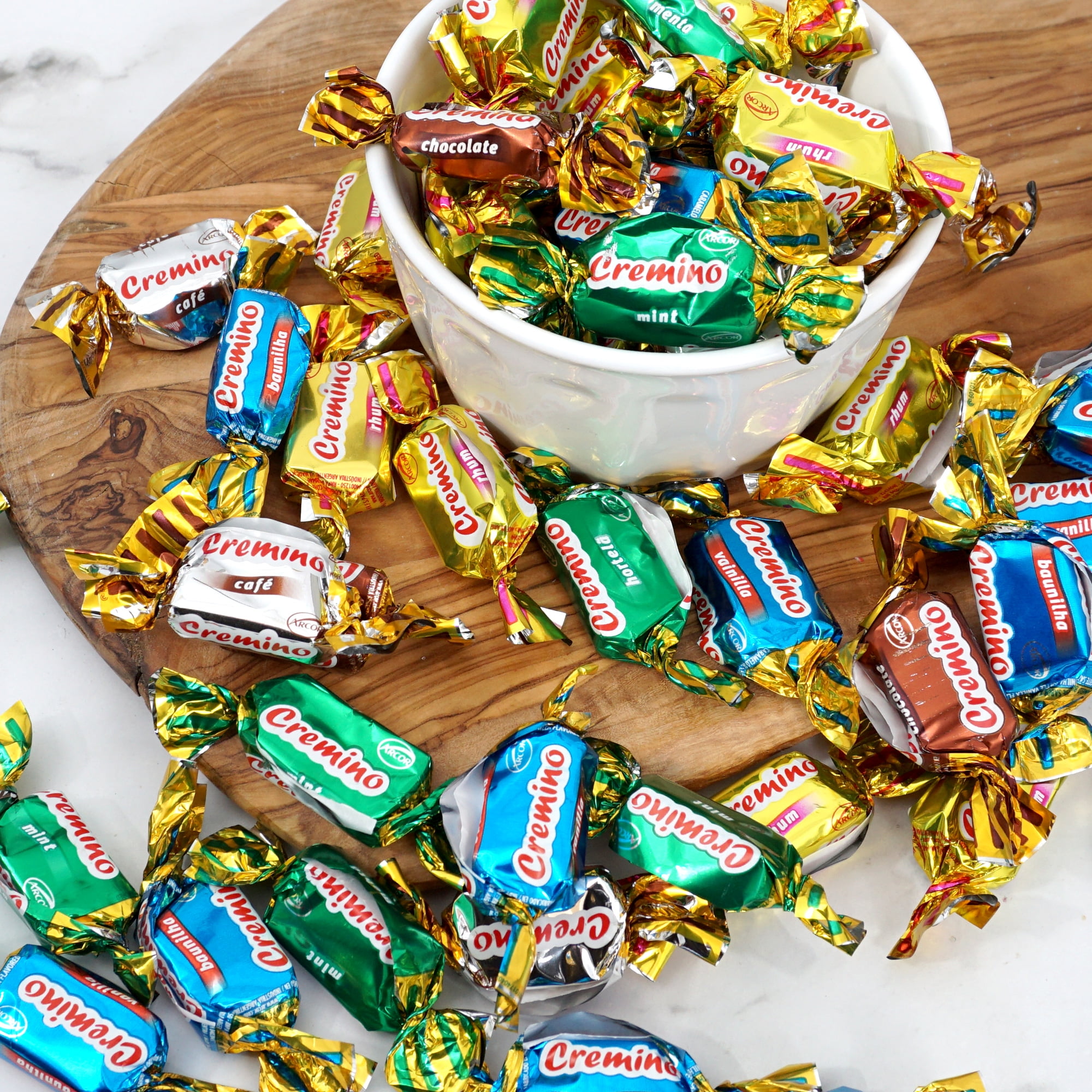 Arcor Candy Assorted Toffee Chews, 5 Pound Bulk Candy, Individually Wrapped Toffee Candy, The Hampton Popcorn & Candy Company