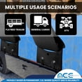 thumbnail image 6 of Mega Cargo Control USA 4" x 40' Ratchet Strap Flat Hook Farm Trailer Flatbed Truck Tie Down 2 Pack, 6 of 7