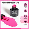 thumbnail image 5 of Gellen Pink Gel Nail Polish, 6 Colors Hot Pink Baby Pink White Gel Polish Set Neon Pink Light Pink Soak off Nail Gel Kit for Nail Art Home DIY Manicure, 5 of 7