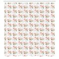 thumbnail image 3 of Ambesonne Floral Shower Curtain, Romantic Bouquet of Lilies, 69"Wx70"L, Olive Green Pale Pink, 3 of 3
