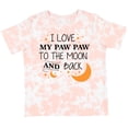 thumbnail image 3 of Inktastic I Love My Paw Paw to the Moon and Back Boys or Girls Toddler T-Shirt, 3 of 5