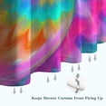 thumbnail image 6 of Colorful Tie Dye Mandala Pattern Shower Curtain 72"x72" ,Bathroom Decorative Shower Curtains Set with 12 Hooks,Modern Waterproof Washable Shower Curtain, 6 of 6