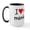 White/Black Inside, variant on CafePress - I LOVE MY Monkey Large Mug - 15 oz Ceramic Large White Novelty Mug
