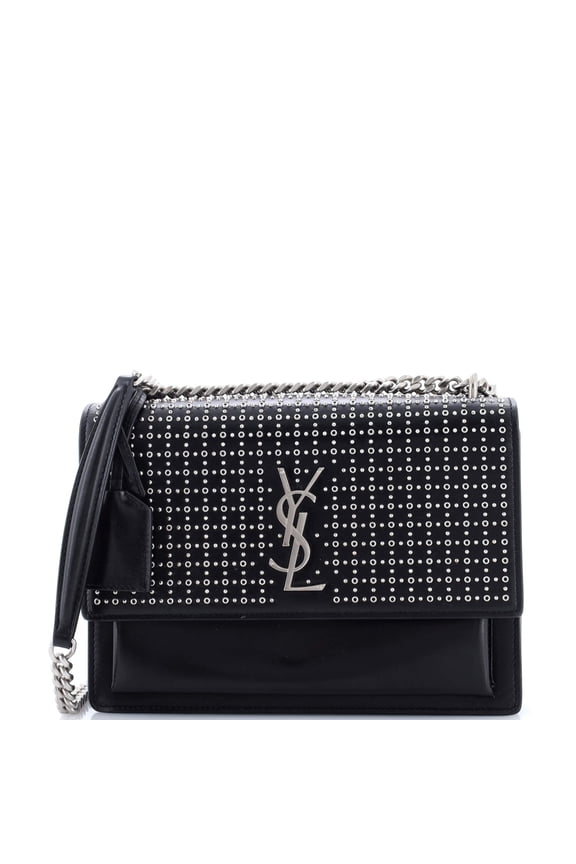 Pre-Owned Sunset Crossbody Bag Studded Leather Medium By Rebag