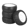 thumbnail image 4 of Neumáticos De Rueda RC, Neumáticos De Goma De Mejor Agarre Llanta De Rueda De Plástico Neumáticos De Goma RC Para Coche RC ANGGREK Blanco, 4 of 8