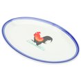thumbnail image 3 of CIMAXIC 1PC Vintage Style Enamel Steamed Fish Storage Plate Delicate Pattern Plate,9.65"X5.91"X0.79", 3 of 4